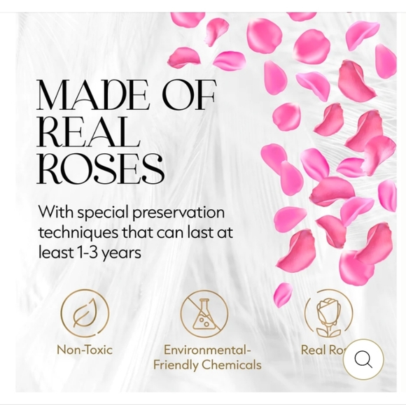 GLAMOUR BOUTIQUE PRESERVED ROSES IN A BOX - Picture 3 of 4